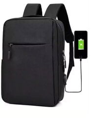 Veekindel 16-tolline sülearvuti seljakott, must hind ja info | Arvutikotid | kaup24.ee
