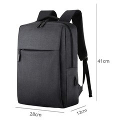 Водонепроницаемый рюкзак для ноутбука 16 дюймов, черный цена и информация | Рюкзаки, сумки, чехлы для компьютеров | kaup24.ee