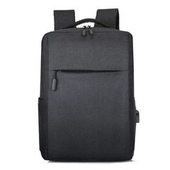 Городской рюкзак для ноутбука, черный цена и информация | Рюкзаки, сумки, чехлы для компьютеров | kaup24.ee