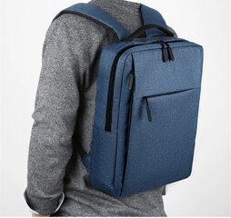 Городской рюкзак для ноутбука, синий цена и информация | Рюкзаки, сумки, чехлы для компьютеров | kaup24.ee