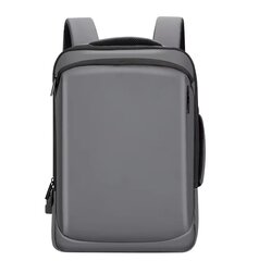 Деловой водонепроницаемый рюкзак для путешествий, серый цена и информация | Рюкзаки, сумки, чехлы для компьютеров | kaup24.ee