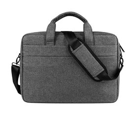 Сумка для ноутбука 15,6 дюйма, темно-серая цена и информация | Рюкзаки, сумки, чехлы для компьютеров | kaup24.ee