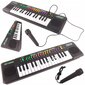 Klaver mikrofoniga Luxma, must 6832 цена и информация | Poiste mänguasjad | kaup24.ee