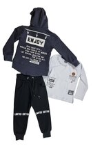 Ülikond poistele Enjoy, tumehall Z0823023 hind ja info | Komplektid poistele | kaup24.ee