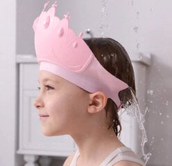 Laste silikoonist müts vannitamiseks, Electronics LV-2182, roosa, 1 tk hind ja info | Vannitooted | kaup24.ee