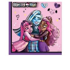 Ühekordsed pabersalvrätikud Monster High, 20 tk. hind ja info | Ühekordsed nõud | kaup24.ee
