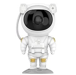 Проектор Астронавт Галактика 360° ,Electronics LV-1035 , белый, 1 шт. цена и информация | Праздничные декорации | kaup24.ee