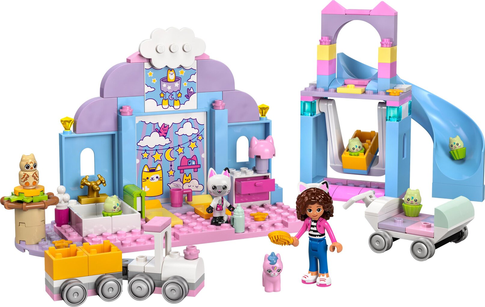 10796 Lego® Gabby's Dollhouse Gabby kassipoegade hoiuala цена и информация | Klotsid ja konstruktorid | kaup24.ee