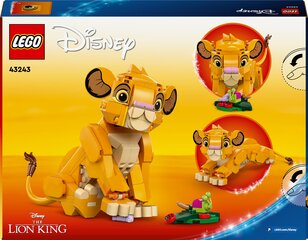 43243 Lego® Disney Väike Lõvikuningas Simba hind ja info | Klotsid ja konstruktorid | kaup24.ee