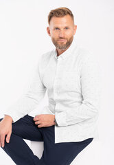 Xлопковая сорочка slim fit K - AVES цена и информация | Мужские рубашки | kaup24.ee