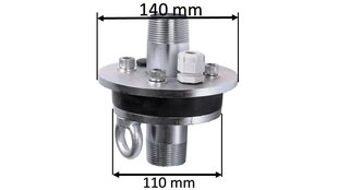 Оголовок герметичный скважинный с нар.резьбой 110-125/32 (1 1/4″) цена и информация | Насосы для чистой воды | kaup24.ee