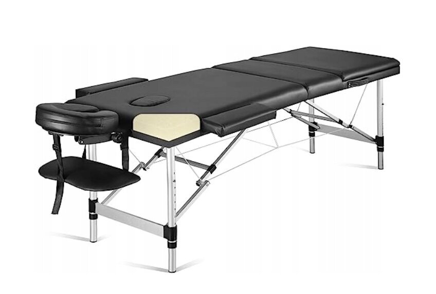 Massaažilaud 3-tsooniline, kokkupandav hind ja info | Massaažikaubad | kaup24.ee