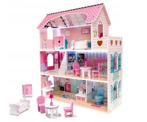Nukumaja koos tarvikute ja LED valgustusega hind ja info | Tüdrukute mänguasjad | kaup24.ee