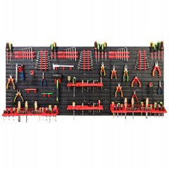 Tööriistalaud 172 x 78 cm töökoja sein hind ja info | Tööriistakastid, tööriistahoidjad | kaup24.ee