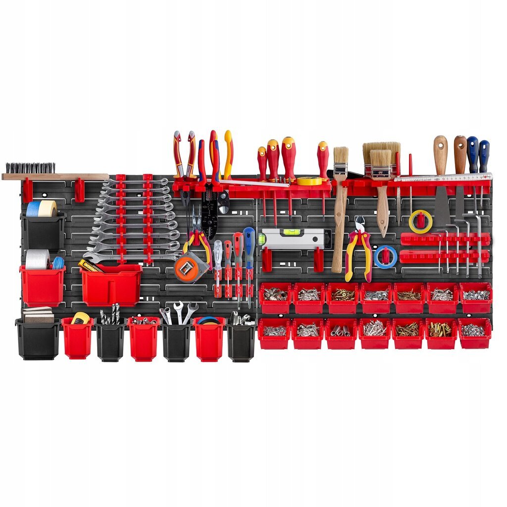 Tööriistade hoiulaud 116x39cm, 46 eset hind ja info | Tööriistakastid, tööriistahoidjad | kaup24.ee