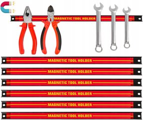 Magnetlint sooltele 6 tk. 46 cm цена и информация | Ящики для инструментов, держатели | kaup24.ee
