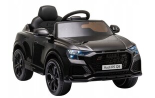 Одноместный детский электромобиль Audi Q8, черный цена и информация | Электромобили для детей | kaup24.ee
