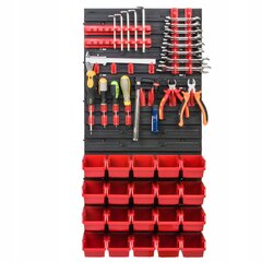Tööriistalaud 39x78 cm + 20 tarvikut hind ja info | Tööriistakastid, tööriistahoidjad | kaup24.ee
