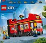 60407 Lego® City Punane kahekorruseline ekskursioonibuss цена и информация | Klotsid ja konstruktorid | kaup24.ee