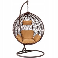 Садовое кресло Lazur, 106 см, 130 кг, коричневый цена и информация | Садовые стулья, кресла, пуфы | kaup24.ee