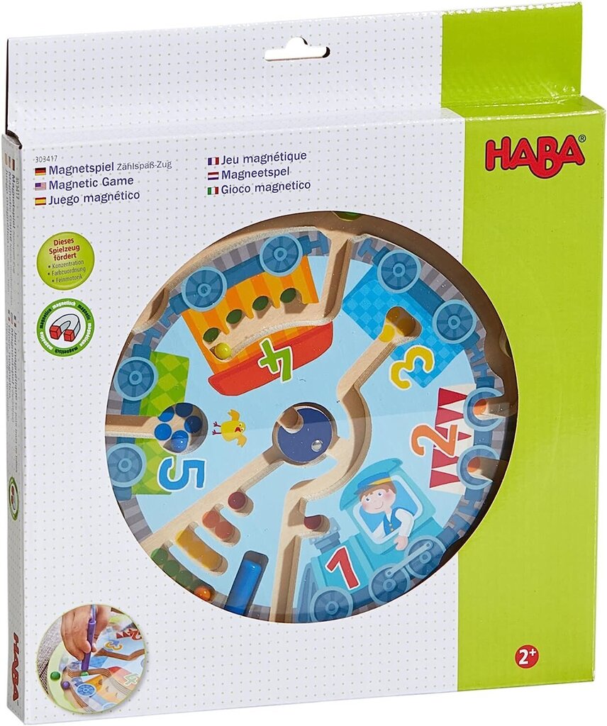 Magnetmäng Haba Fun numbrirong цена и информация | Arendavad mänguasjad | kaup24.ee