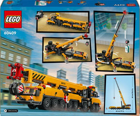 60409 Lego® City kollane mobiilne ehituskraana цена и информация | Конструкторы и кубики | kaup24.ee