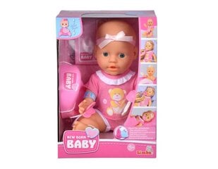Nukk New Born Baby koos tarvikutega Simba, 503-0069, roosa, 30cm, 4 tk hind ja info | Tüdrukute mänguasjad | kaup24.ee