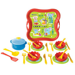 Mängunõude ja tööriistade komplekt Wader, 24160, 25 tk hind ja info | Tüdrukute mänguasjad | kaup24.ee