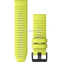 Acc fenix 6X 26mm QuickFit Amp Yellow Silicone Band цена и информация | Аксессуары для смарт-часов и браслетов | kaup24.ee