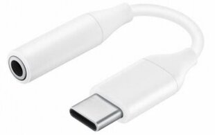 Samsung EE-UC10JUWEGUS 3.5 mm на USB-C Аудио Адаптер для Телефонов Белый (EU Blister) цена и информация | Адаптеры и USB-hub | kaup24.ee