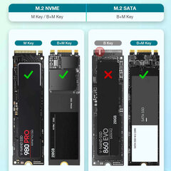 Reagle SSD 2 in 1 NVME PCIe M.2 цена и информация | Аксессуары для компонентов | kaup24.ee
