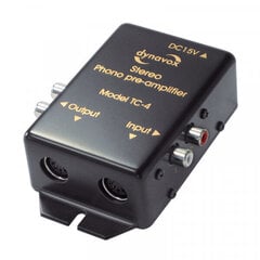 Dynavox TC-4 phono preamplifier, black / priekšpastiprinātājs atskaņotājam, melns цена и информация | Аудиоколонки | kaup24.ee