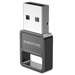 Bluetooth aдаптер Borofone DH8 Bluetooth 5.1 черный цена и информация | Адаптеры и USB-hub | kaup24.ee