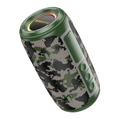 Borofone Portable Bluetooth Speaker BR38 Free-flowing green camouflage цена и информация | Аудиоколонки | kaup24.ee