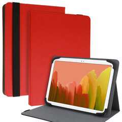 Кожаный чехол для планшета Wonder 10 дюймов, красный цена и информация | Чехлы для планшетов и электронных книг | kaup24.ee