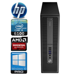 HP 600 G2 SFF i3-6100 8GB 2TB R5-340 2GB WIN10Pro цена и информация | Стационарные компьютеры | kaup24.ee