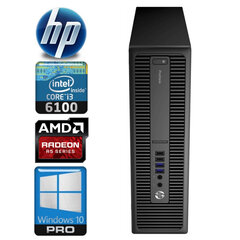 HP 600 G2 SFF i3-6100 8GB 128SSD R5-340 2GB WIN10Pro цена и информация | Стационарные компьютеры | kaup24.ee