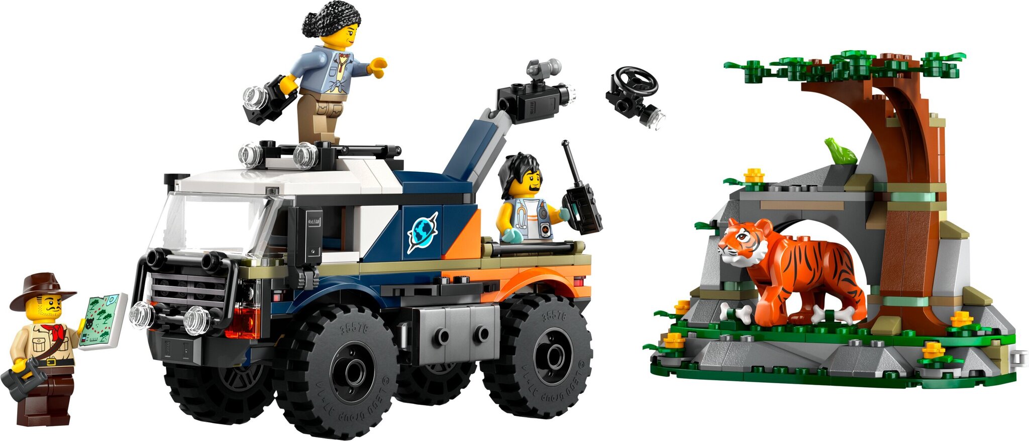 60426 Lego® City džungliuurija maastur hind ja info | Klotsid ja konstruktorid | kaup24.ee