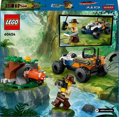 60424 Lego® City Džungliuurija ATV: missioon - punane panda цена и информация | Конструкторы и кубики | kaup24.ee