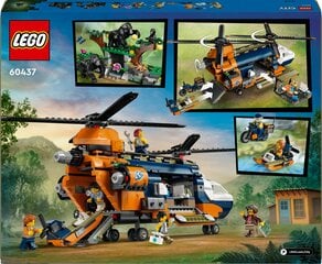 60437 Lego® City Džungliuurija helikopter laagris цена и информация | Конструкторы и кубики | kaup24.ee