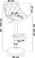 Baaripukk Cydro 105 cm, hall hind ja info | Söögitoolid, baaritoolid | kaup24.ee