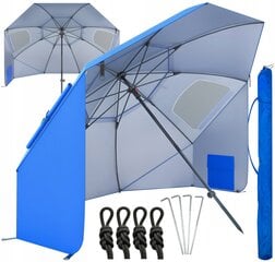 Зонт пляжный - палатка Campela, 3в1, синий цена и информация | Зонты, маркизы, стойки | kaup24.ee