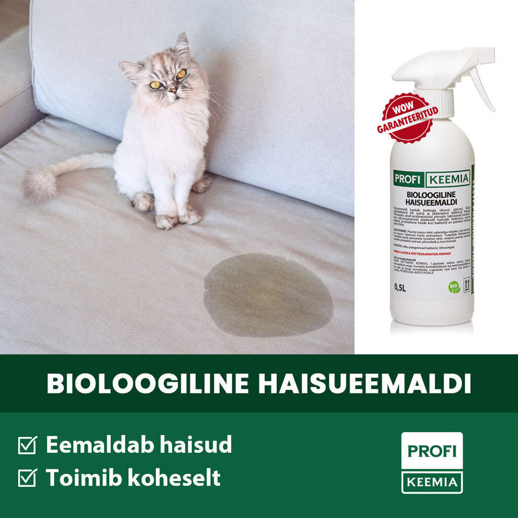 Bioloogiline haisueemaldi Profikeemia, 0,5L hind ja info | Puhastusvahendid | kaup24.ee