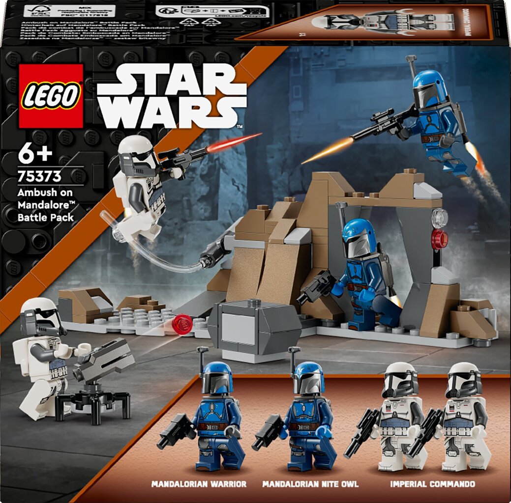 75373 Lego® Star Wars Mandalore'i varitsuse lahingukomplekt цена и информация | Klotsid ja konstruktorid | kaup24.ee