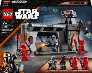 75386 Lego® Star Wars Paz Vizsla™ ja Moff Gideon võitlus цена и информация | Конструкторы и кубики | kaup24.ee