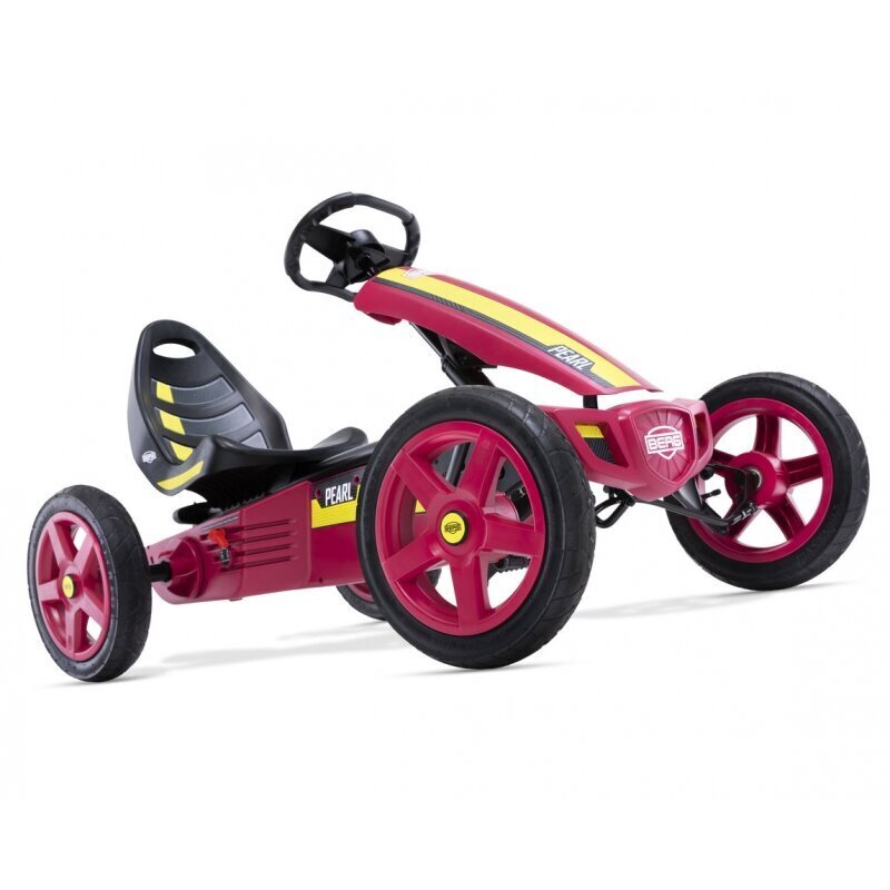 Pedaaliga gokart, Berg Gokart Rally Pearl Pink hind ja info | Poiste mänguasjad | kaup24.ee