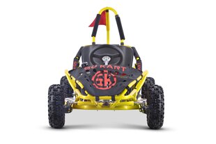 Fast Dragon ühekohaline elektriline gokart lastele, kollane hind ja info | Laste elektriautod | kaup24.ee
