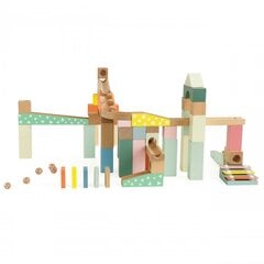 Деревянные строительные блоки с металлофоном, Claassic World цена и информация | Игрушки для малышей | kaup24.ee