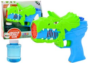 Пистолет для мыльных пузырей «Динозавр», синий цена и информация | Игрушки для песка, воды, пляжа | kaup24.ee