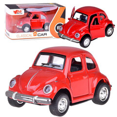 Металлическая игрушечная машинка VV Beetle, красная цена и информация | Игрушки для мальчиков | kaup24.ee
